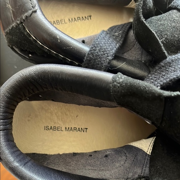 "Isabel Marat Bobby suede calf leather" Black High-Top leather Sneakers - Picture 5 of 16